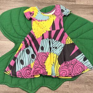 Wild Rich Kids Girls 5/6 Nightmare Before Christmas Short Sleeve Twirl Dress
